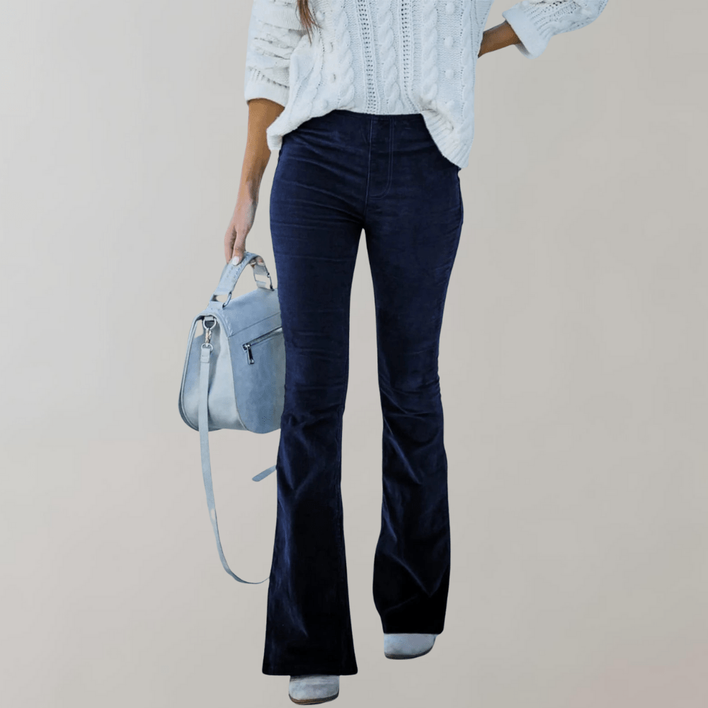 Azucena® | Flared Trousers With High Trousers