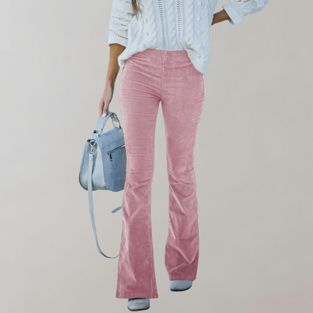 Azucena® | Flared Trousers With High Trousers