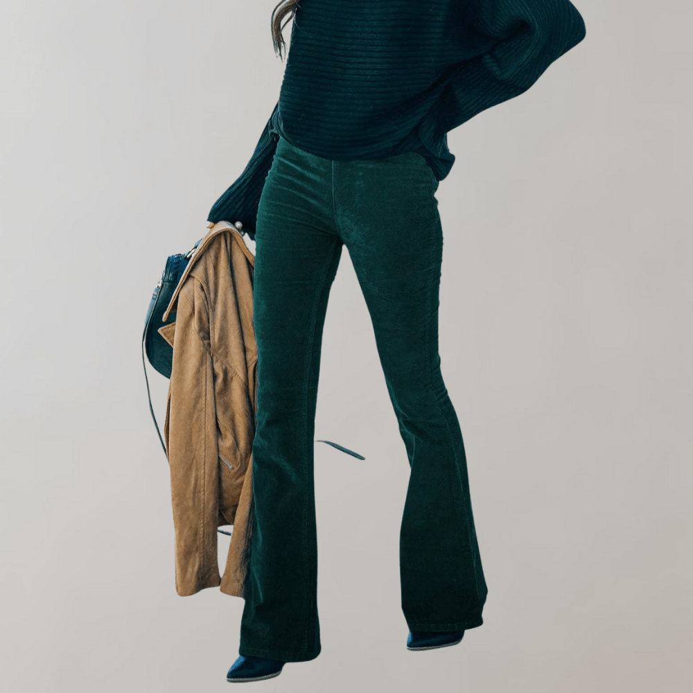 Azucena® | Flared Trousers With High Trousers