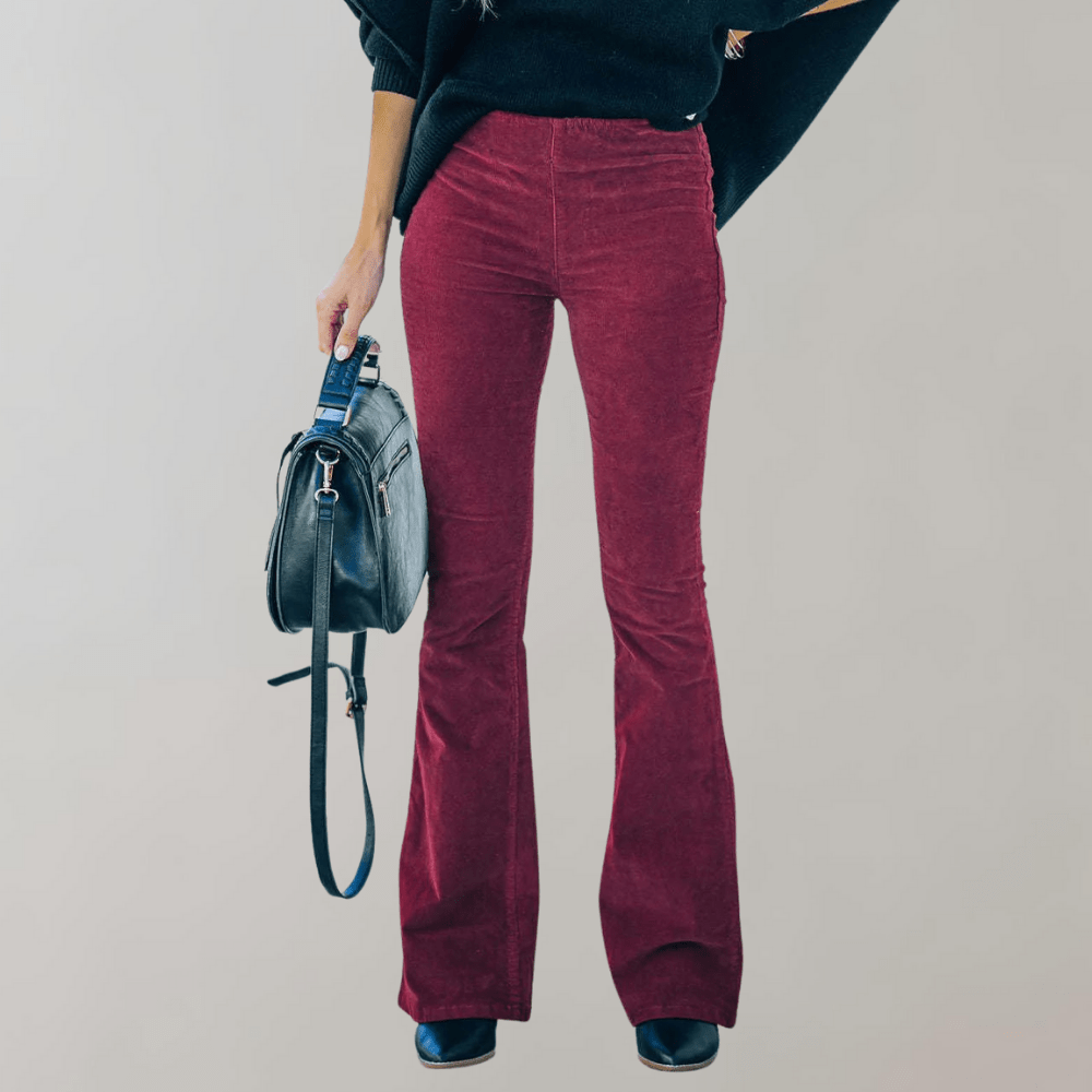 Azucena® | Flared Trousers With High Trousers