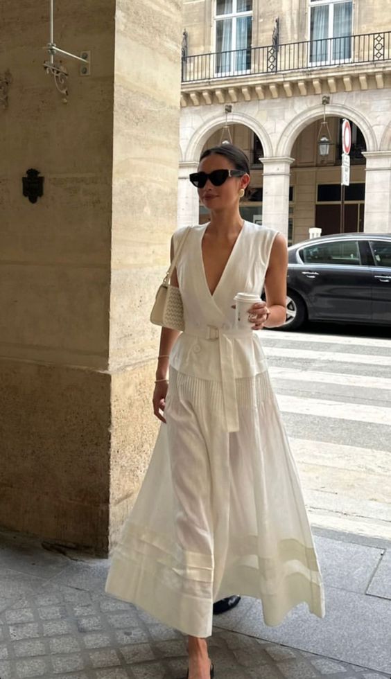 Adriana® | Elegant white dress