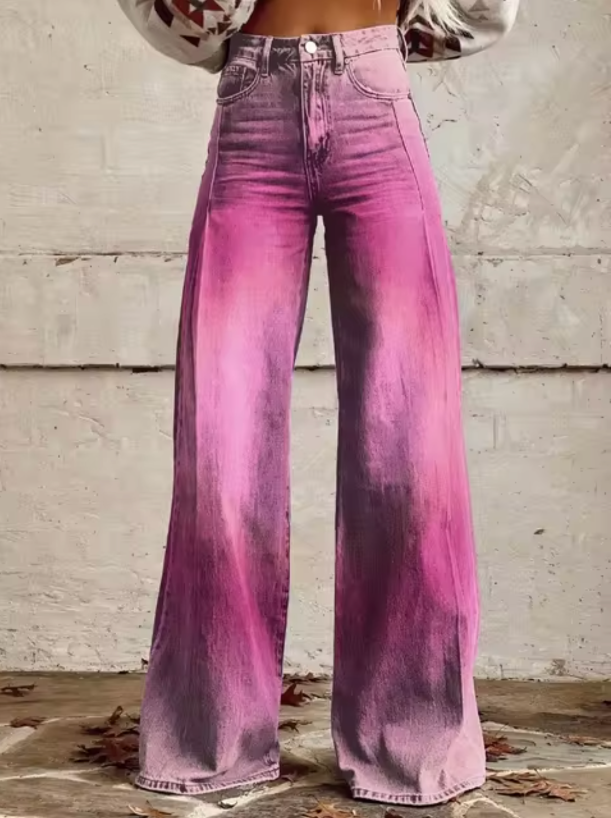 Clara® | Retro wide leg trousers