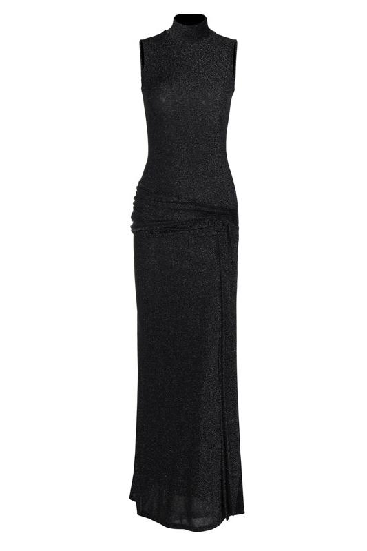 Ariana® | Maxi knit dress with metal ties