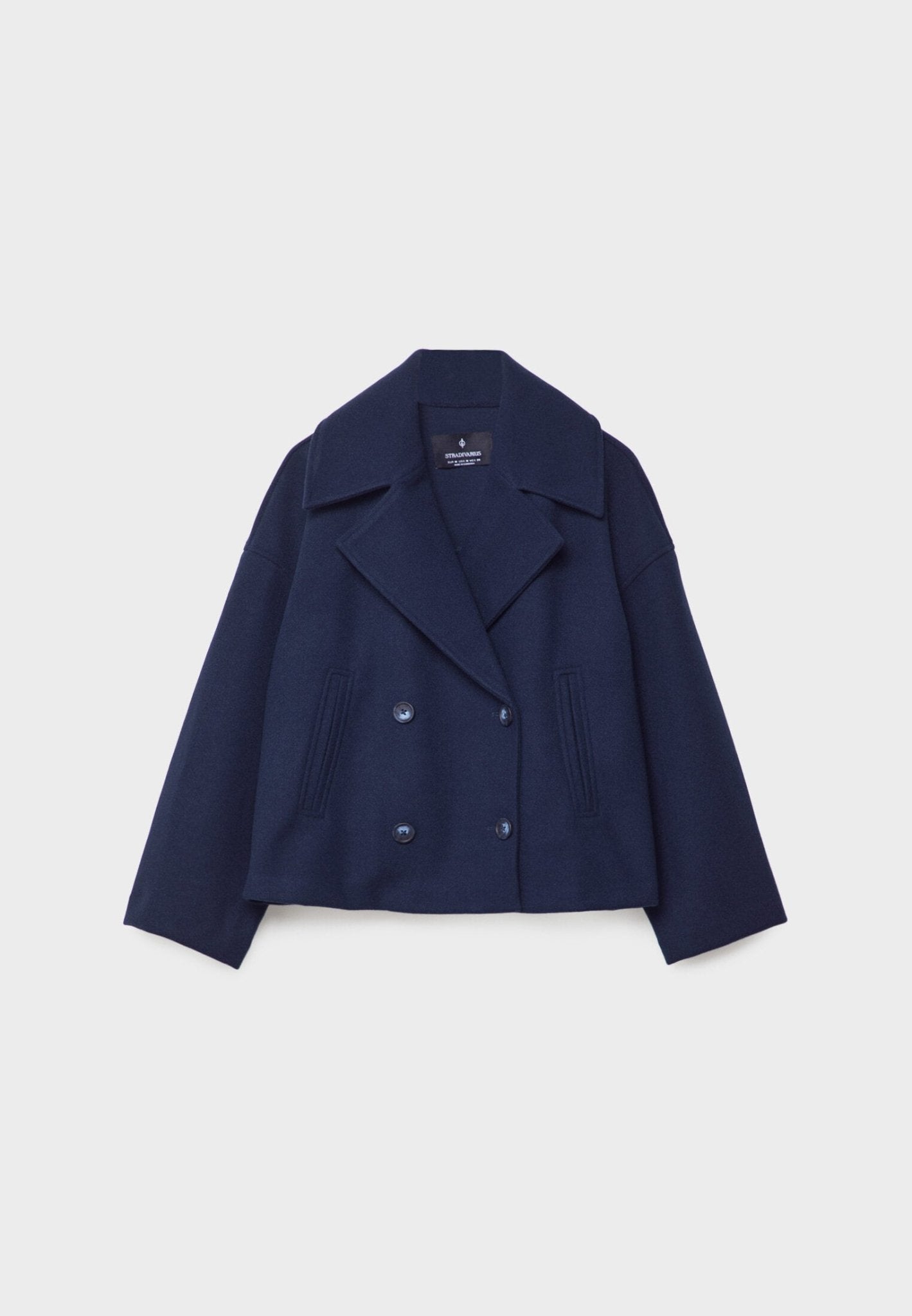 April | Women's Oversized Double-Breasted Short Jacket