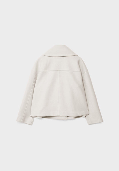 April | Women's Oversized Double-Breasted Short Jacket