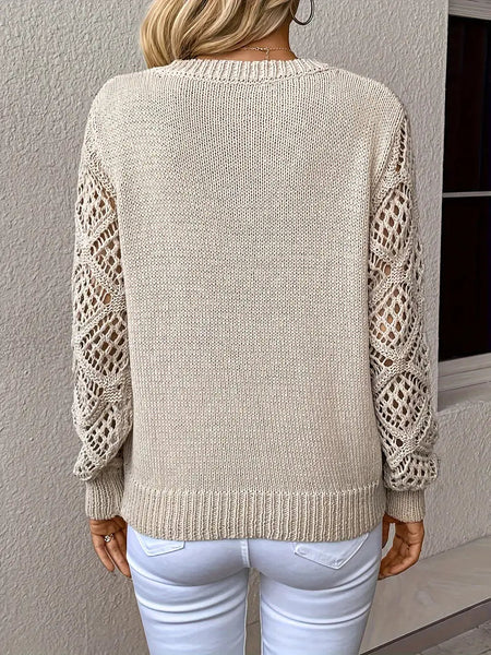 Carlota® | Lace sleeve sweater for women