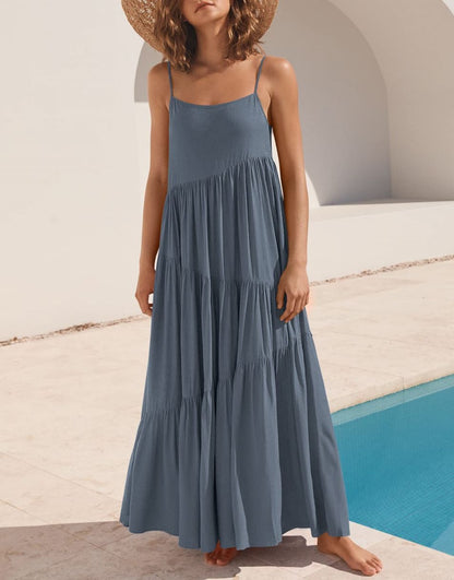 Abelia® | Asymmetrical Maxi Dress For Summer