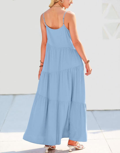 Abelia® | Asymmetrical Maxi Dress For Summer