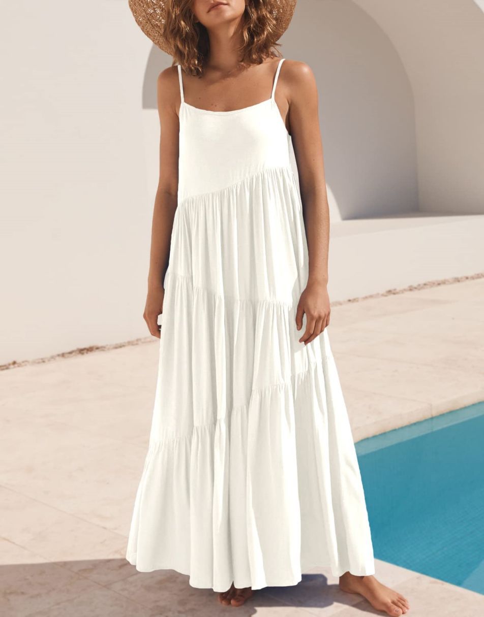 Abelia® | Asymmetrical Maxi Dress For Summer