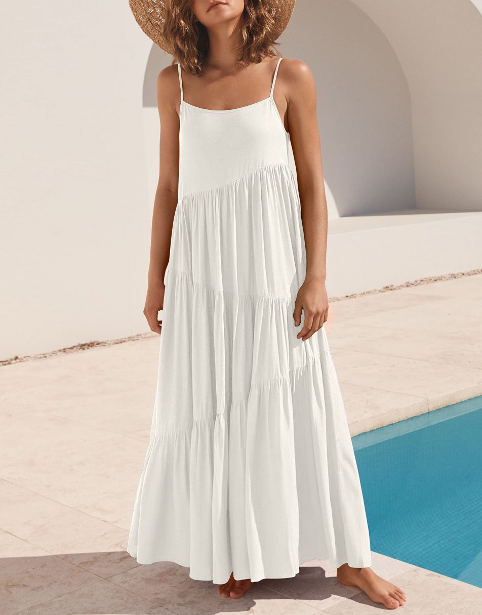 Abelia® | Asymmetrical Maxi Dress For Summer