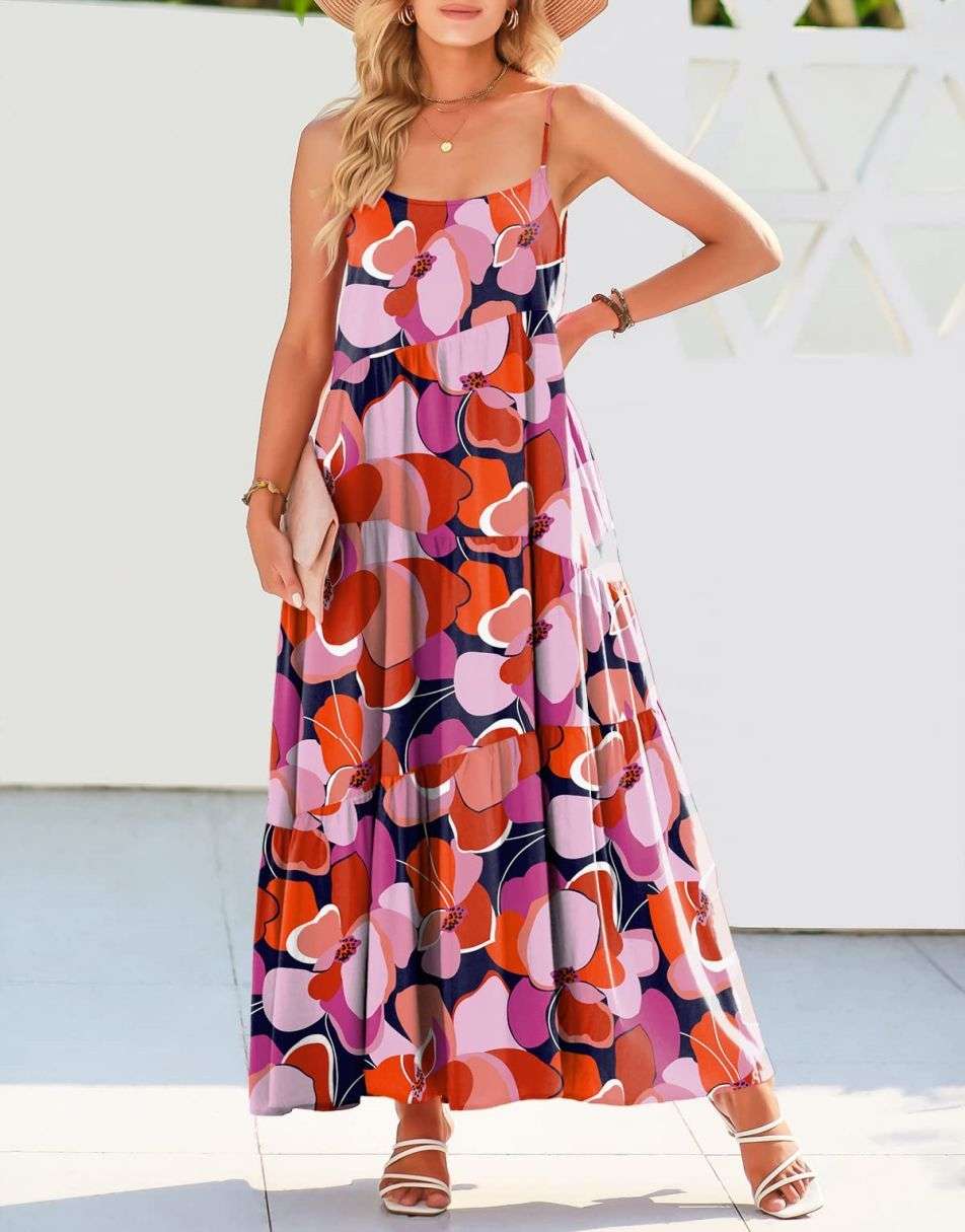 Abelia® | Asymmetrical Maxi Dress For Summer