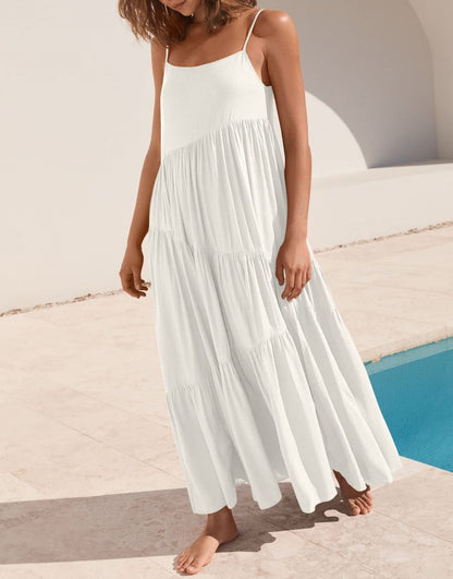 Abelia® | Asymmetrical Maxi Dress For Summer