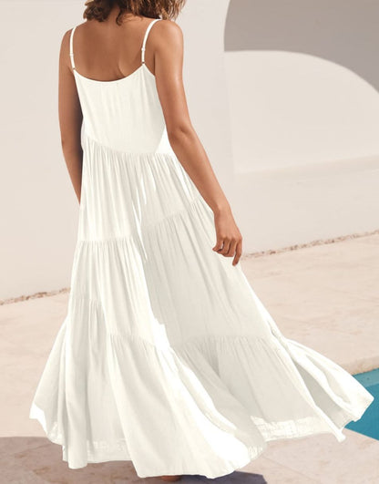Abelia® | Asymmetrical Maxi Dress For Summer
