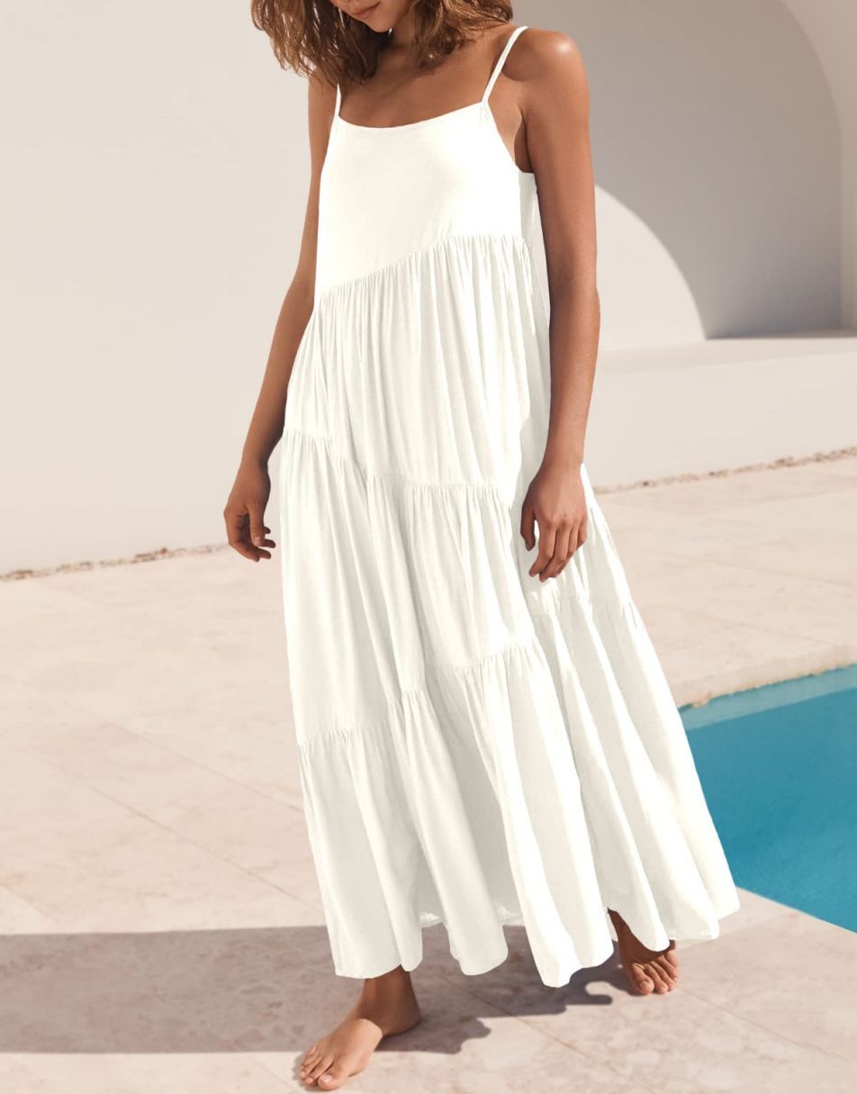 Abelia® | Asymmetrical Maxi Dress For Summer