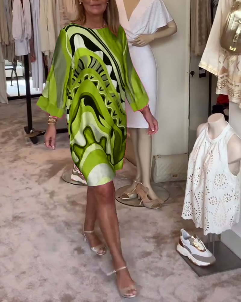 Adelina® | Stylish Midi Skirt With An Elegant Print