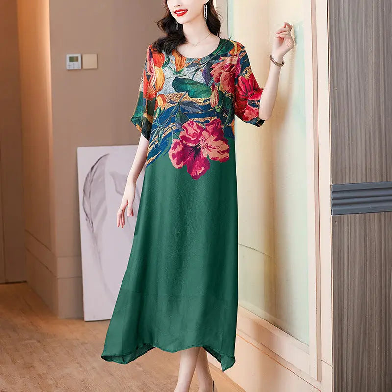 Elena® | Elegant floral print dress