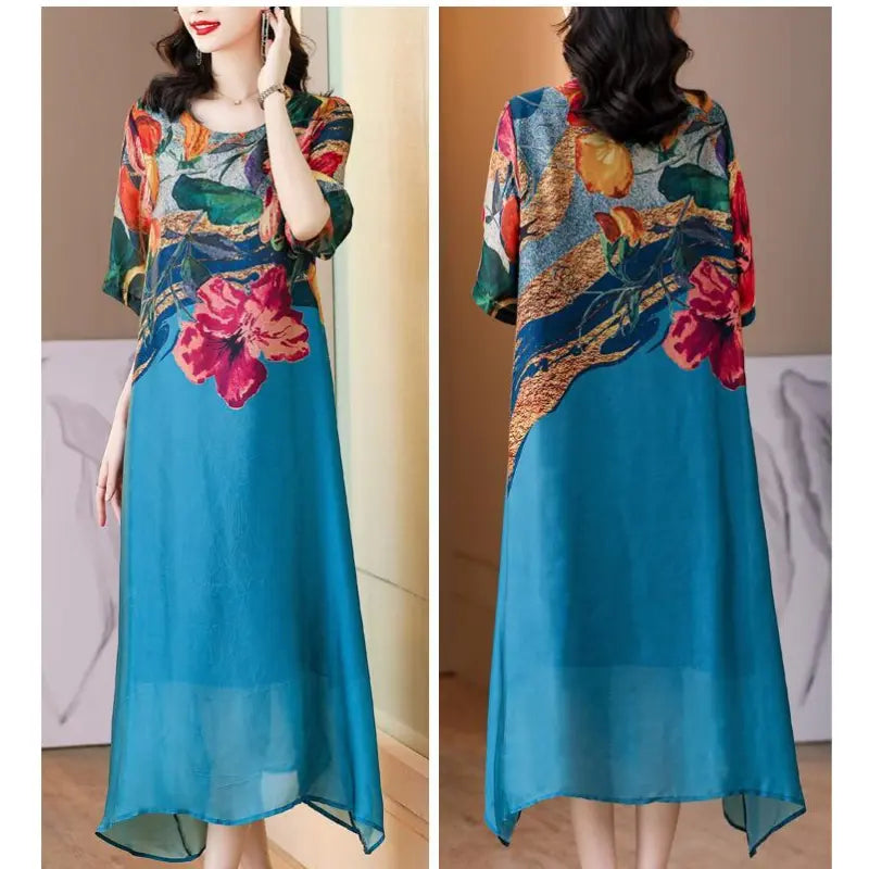 Elena® | Elegant floral print dress