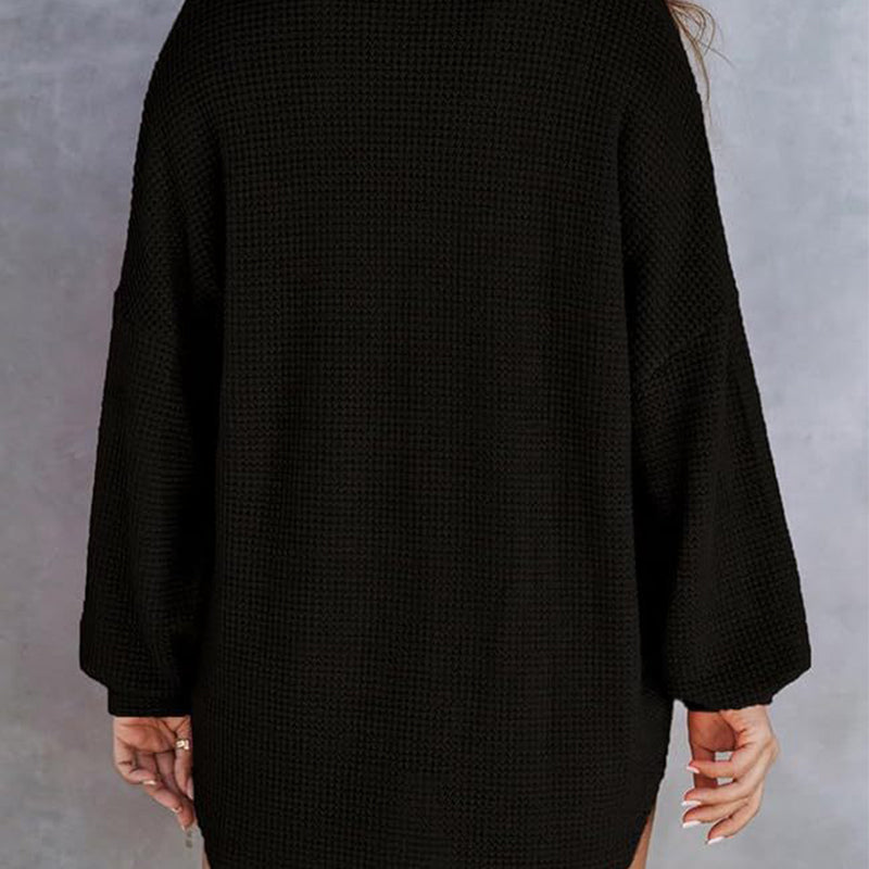 Brianna® | Casual waffle knit shirt