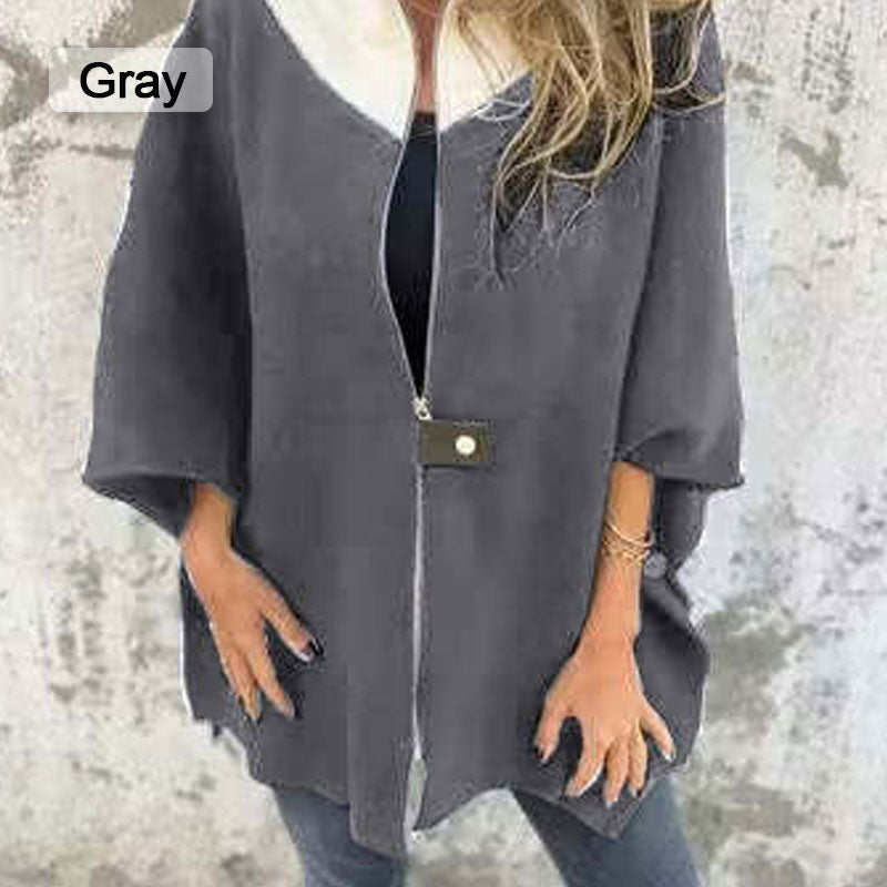 Angela® | Women's casual jacket with stand-up collar and half zip