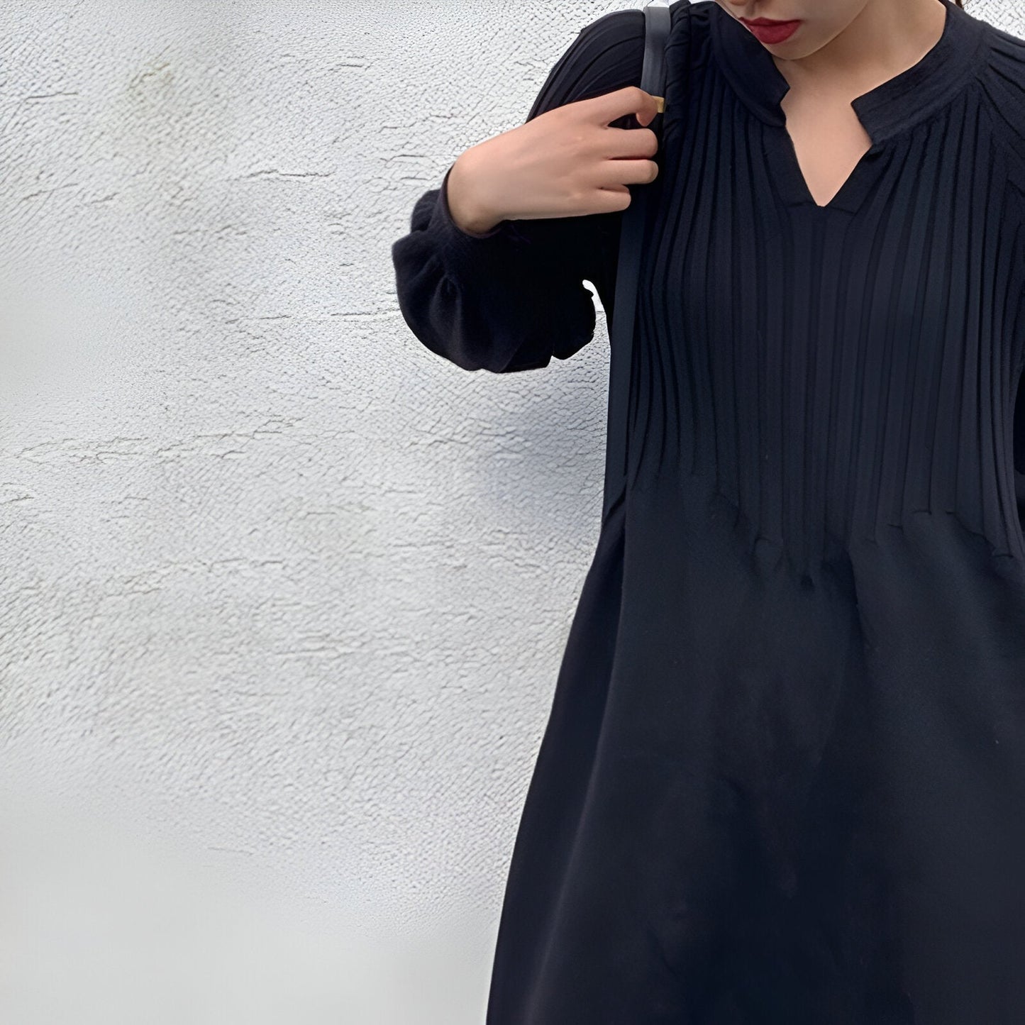Elisa® | Long sleeve knitted maxi dress