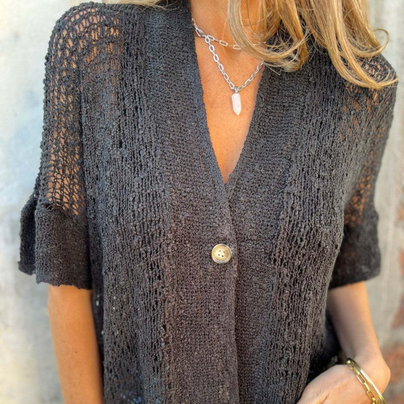 Catalina® | Knitted top with one button