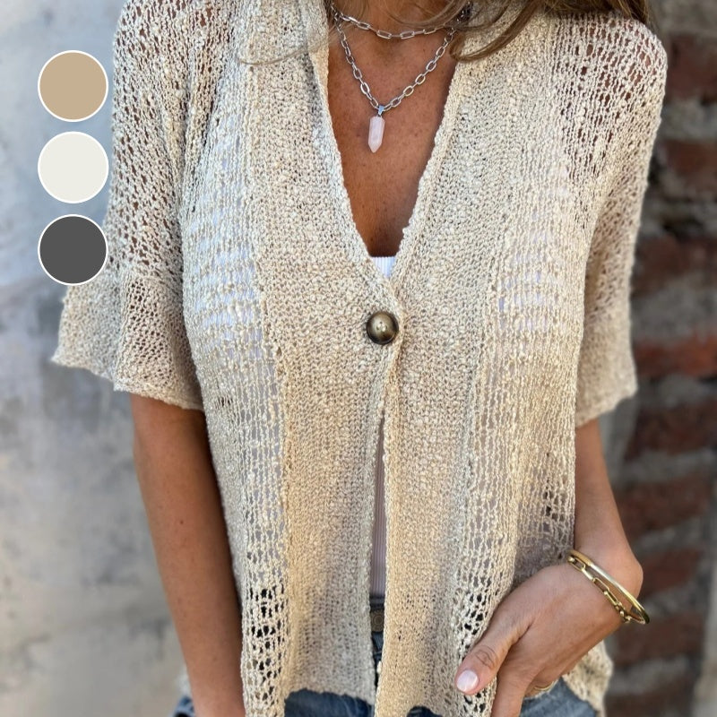 Catalina® | Knitted top with one button