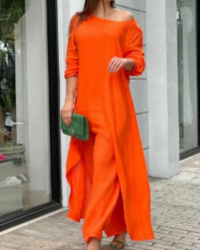 Begoña® | Casual linen set for women