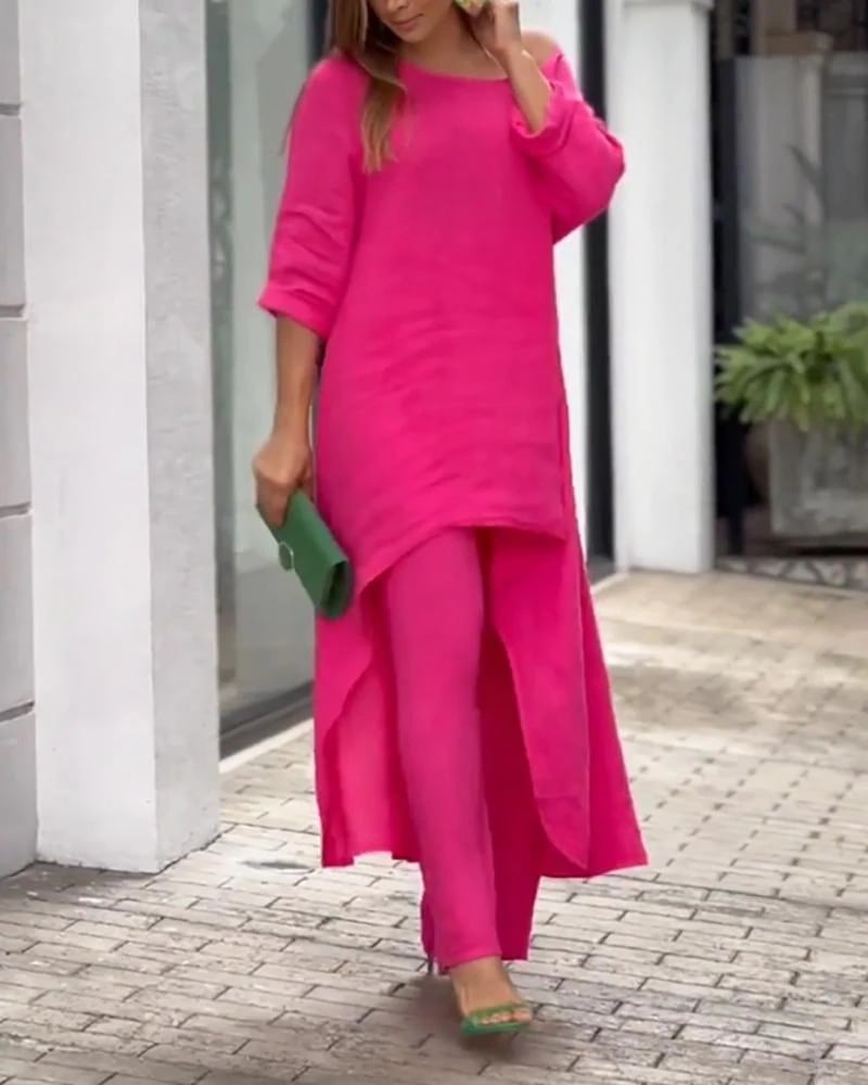 Begoña® | Casual linen set for women
