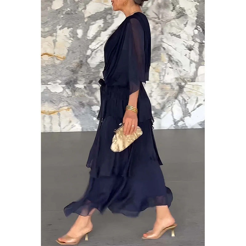 Mackenzie | Elegant Cascade Gown for All Occasions