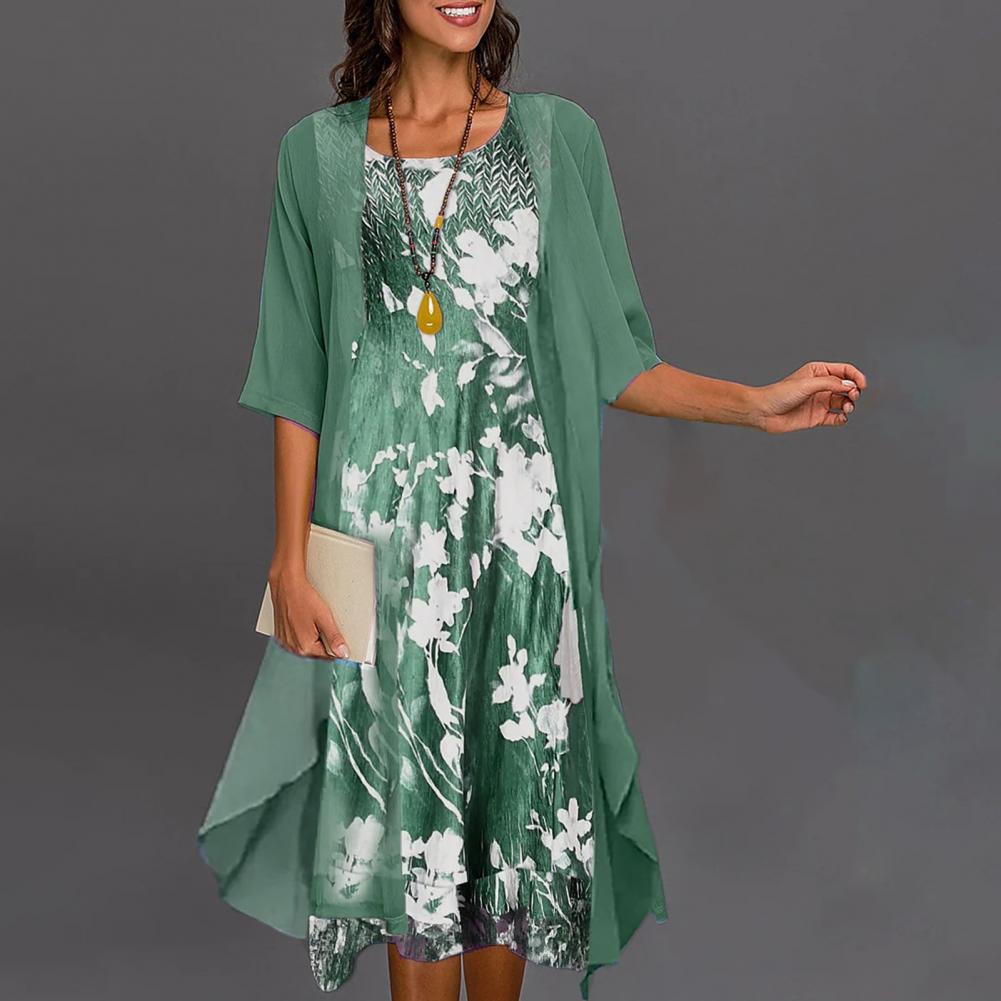 Elga® | Floral Pattern Dress
