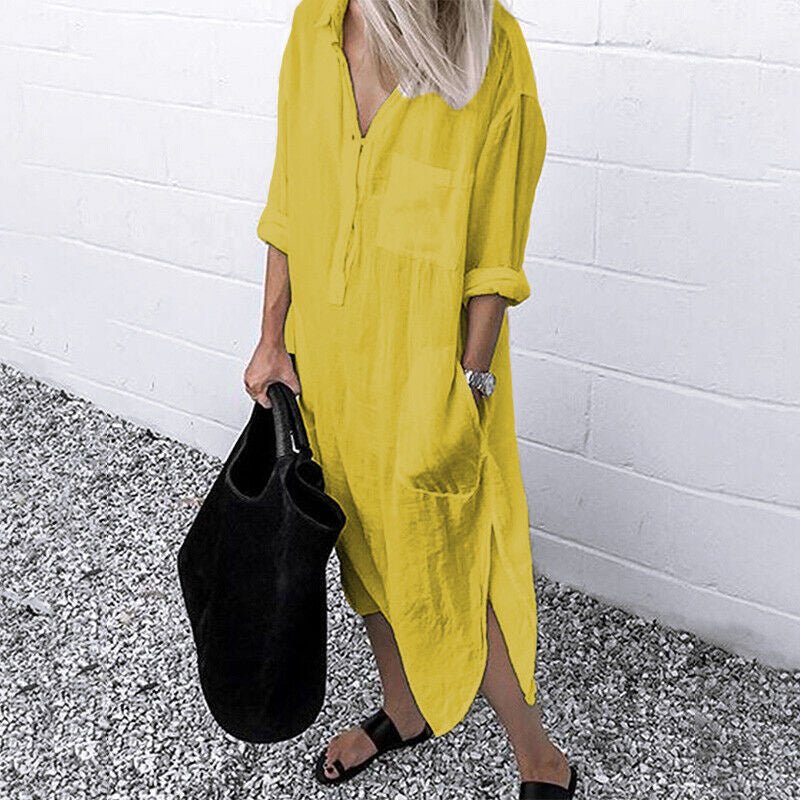 Cheryl | Casual Comfort Dress - Versatile Feminine Dress for Everyday Wear