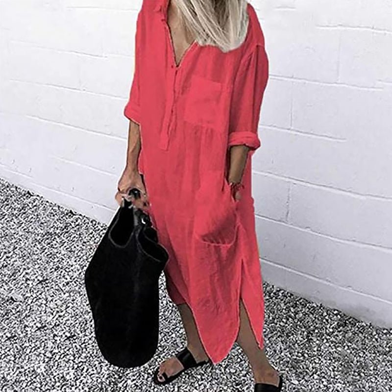 Cheryl | Casual Comfort Dress - Versatile Feminine Dress for Everyday Wear