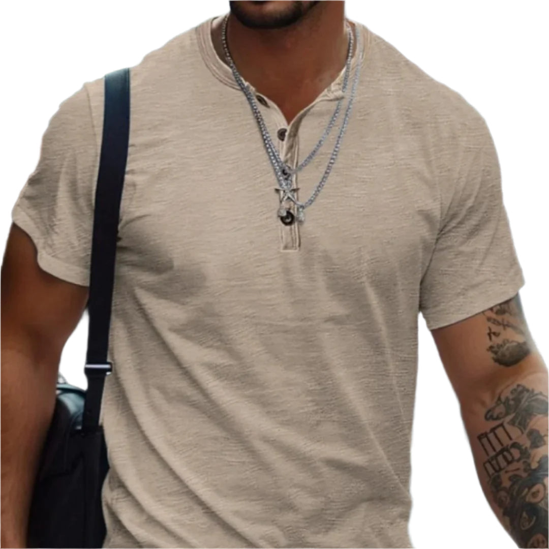 Clinton | Classic Crew Neck T-Shirt in Solid Colors