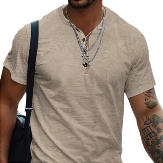 Clinton | Classic Crew Neck T-Shirt in Solid Colors