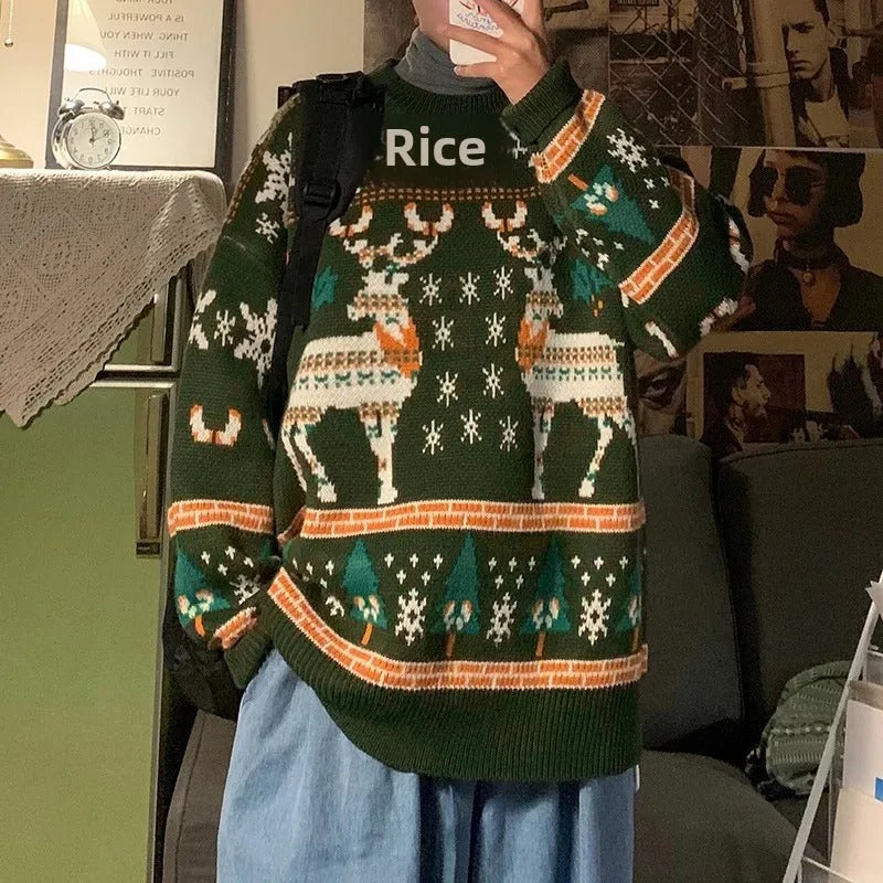 Ariadna® | Women's retro-look Christmas sweater with reindeer motif