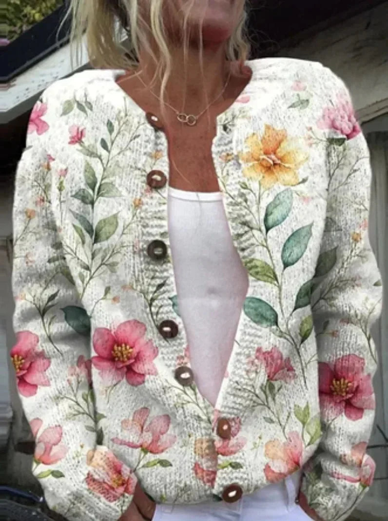 Dafne® | STYLISH FLORAL CARDIGAN