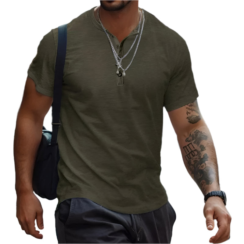 Clinton | Classic Crew Neck T-Shirt in Solid Colors