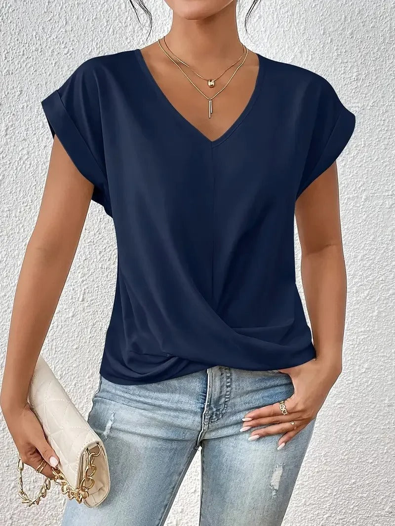 Danielle® | Elegant top with V-neck