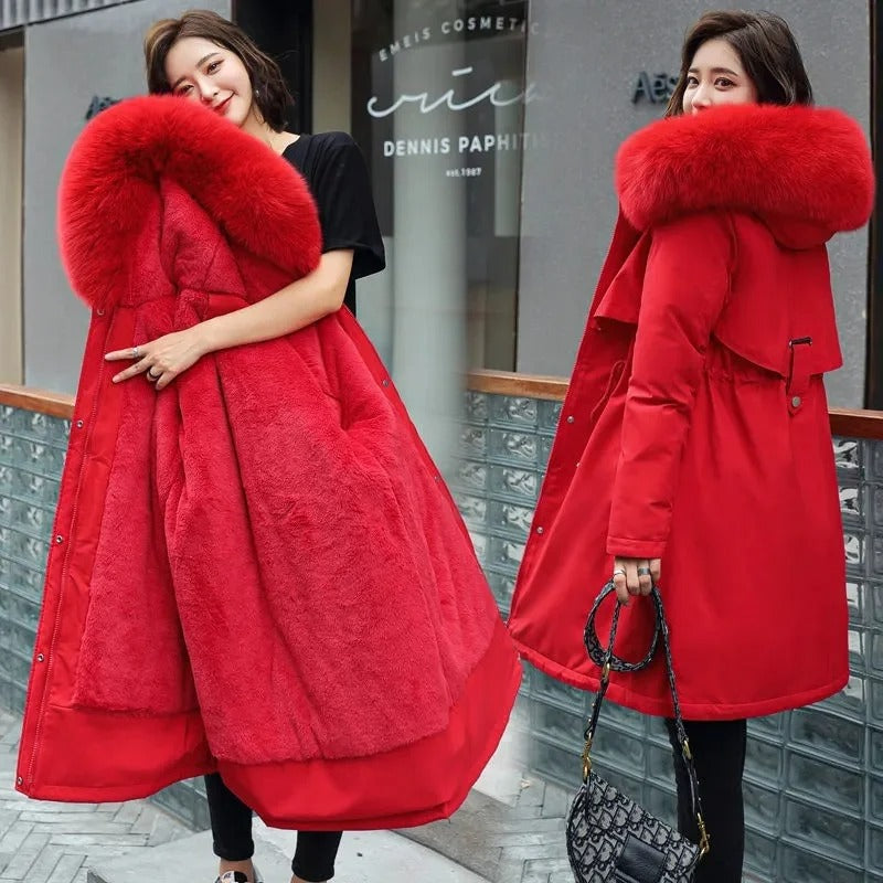 Clara® | Women's winter coat with fur hood