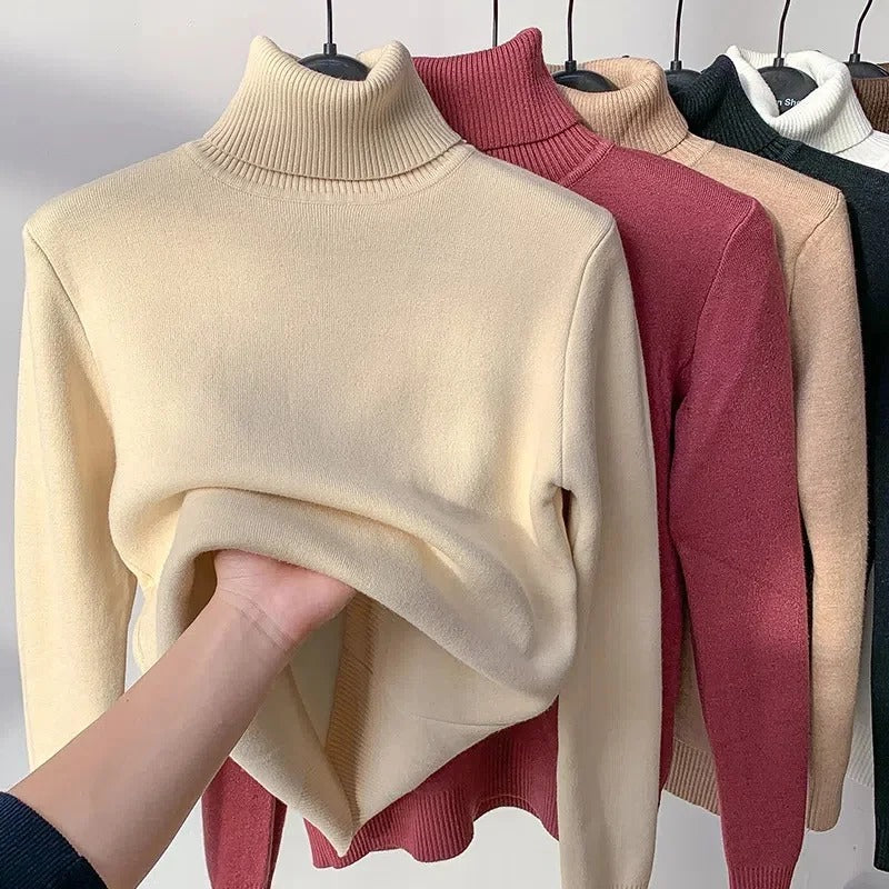 Begoña® | Elegant sweater with a high collar