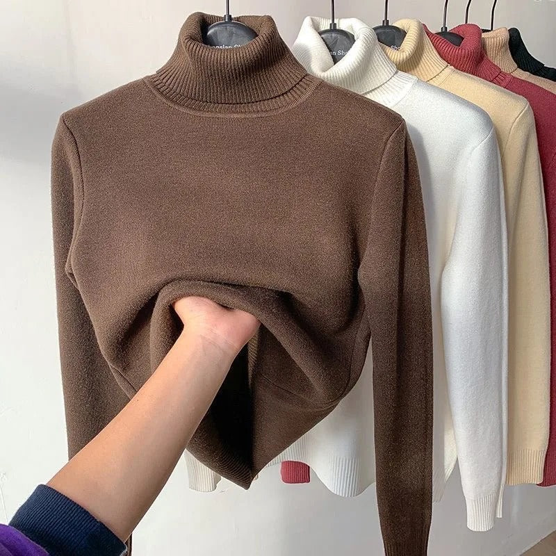 Begoña® | Elegant sweater with a high collar