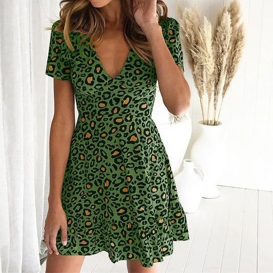 Antonia® | Leopard Print Summer Dress