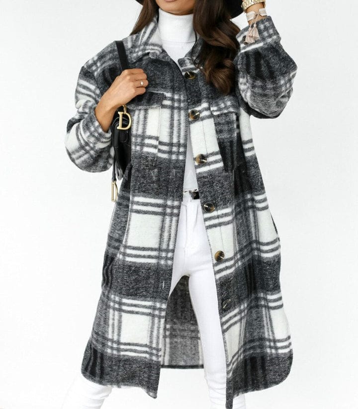Dominique | Checked jacket for women