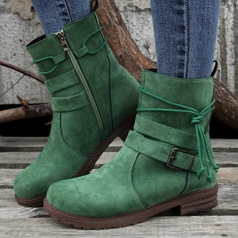 Elena® | Vintage leather boots