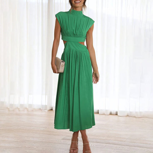 Diana® | Elegant dress with a stand-up collar