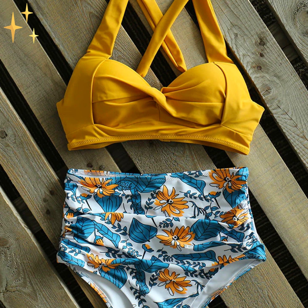 Branca® | Bikini Set High Waist Bottom And Top For All Shapes And Sizes