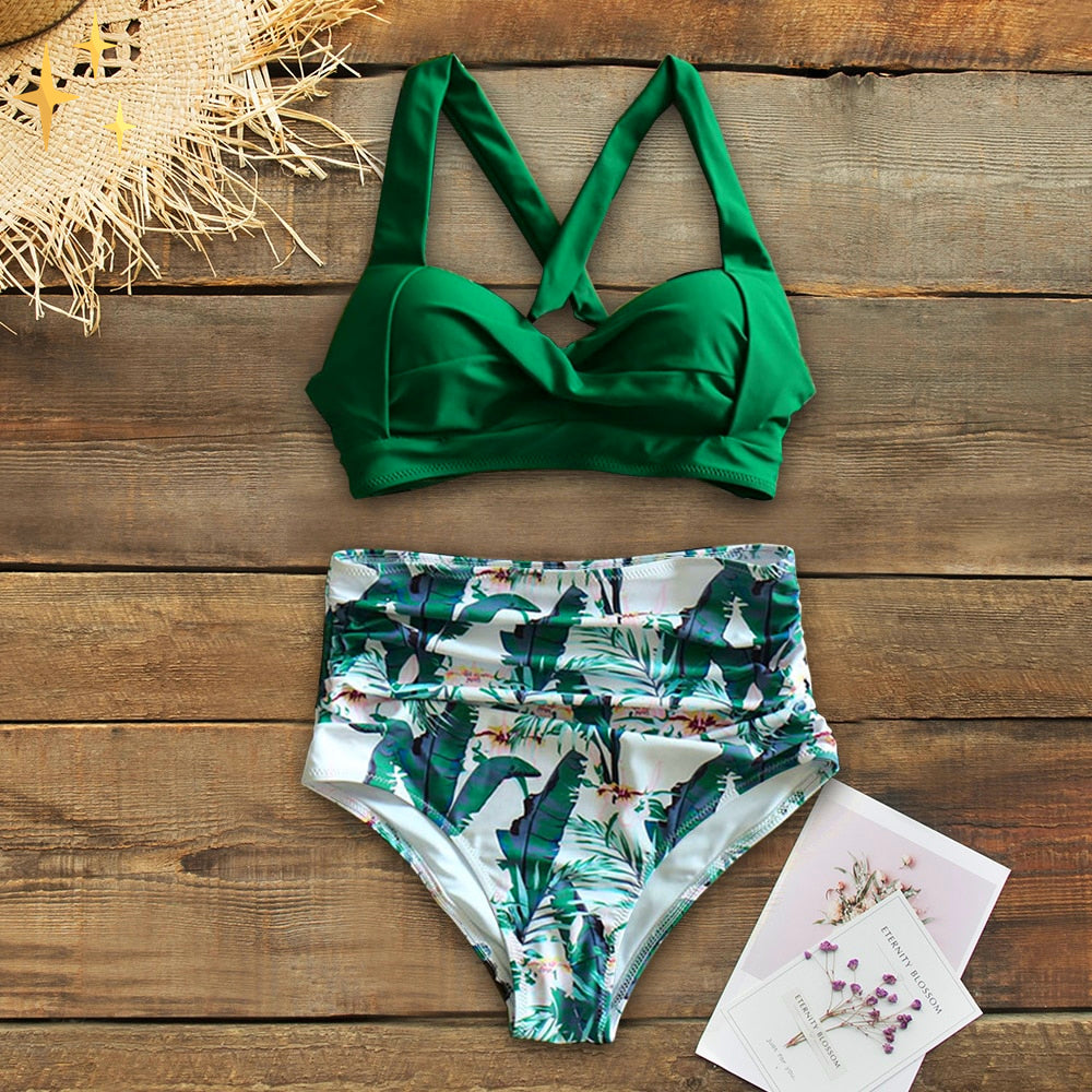 Belia® | Heidi-Mode Bikini Set High Waist Bottom And Top For All Shapes And Sizes