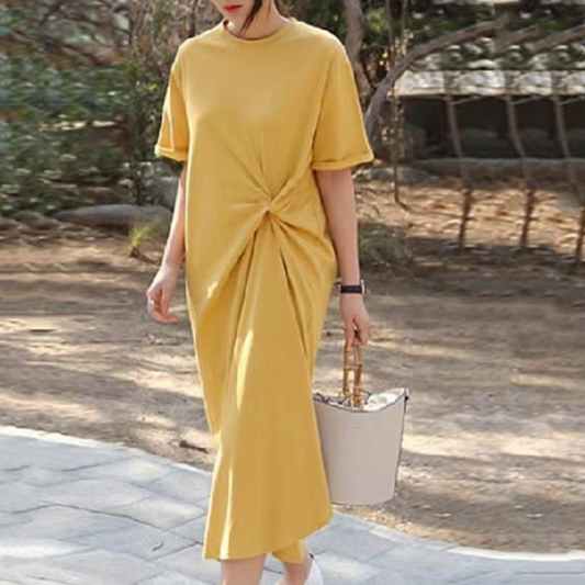 Chloe® | Midi dress with knot detail