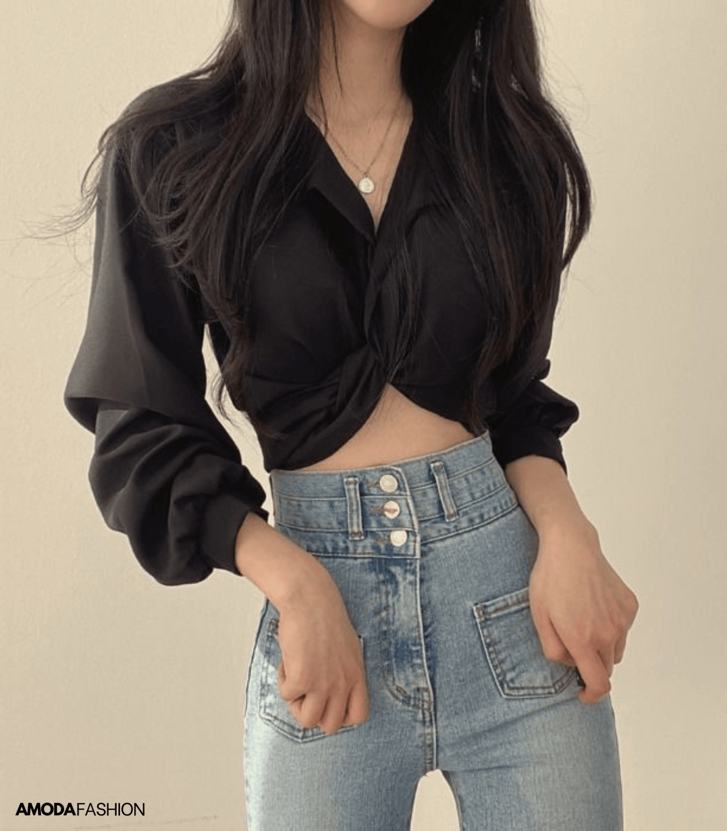 Bruso® | Heidi-Mode Wrap Blouse
