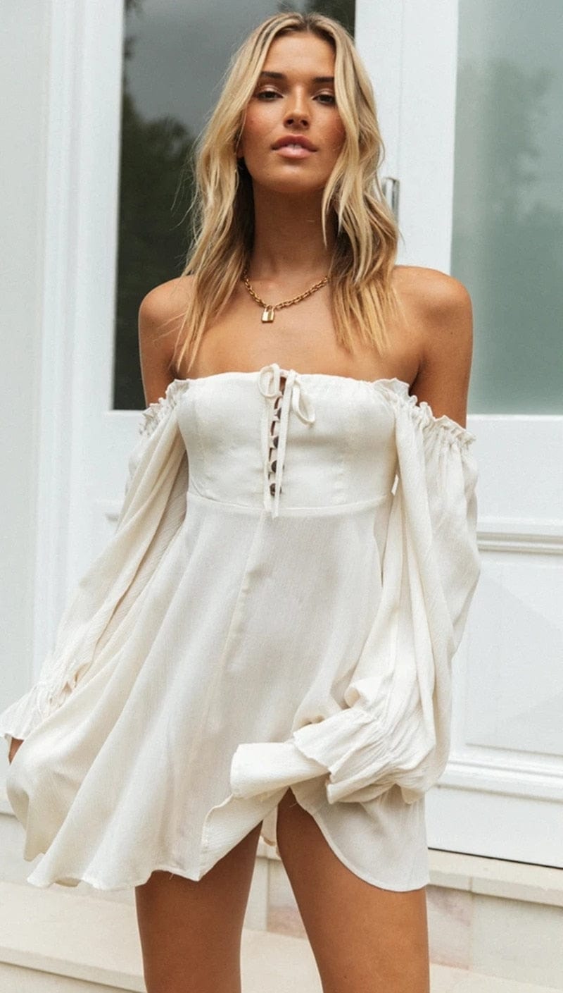 Araminta® | White off-shoulder dress